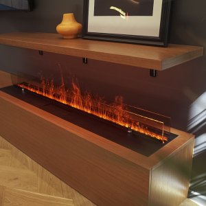 Электрический паровой очаг Schones Feuer 3D FireLine 1500 PRO черный