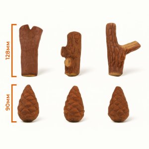 Керамические дрова SteelHeat Сосновые ветки (6 шт)